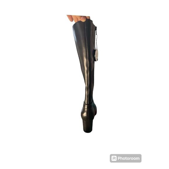 Women's Adonnys Memory Foam Knee High Dress Boots, size 6 color black - Picture 4 of 9